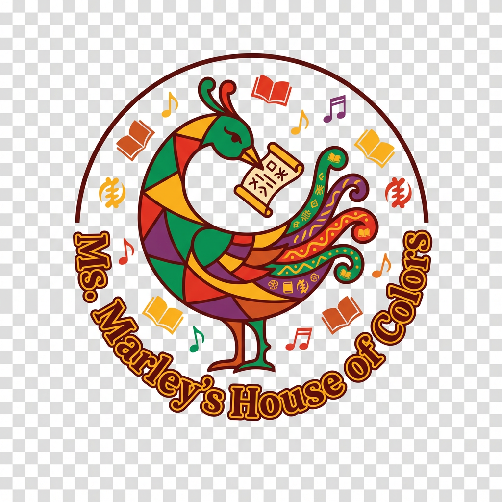 Ms. Marley's House of Colors Logo